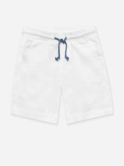 Off-White Linen Casual Shorts - Junior