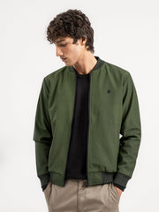Olive Green Bomber Jacket