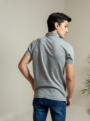 Olive Green Mercerized Polo Shirt