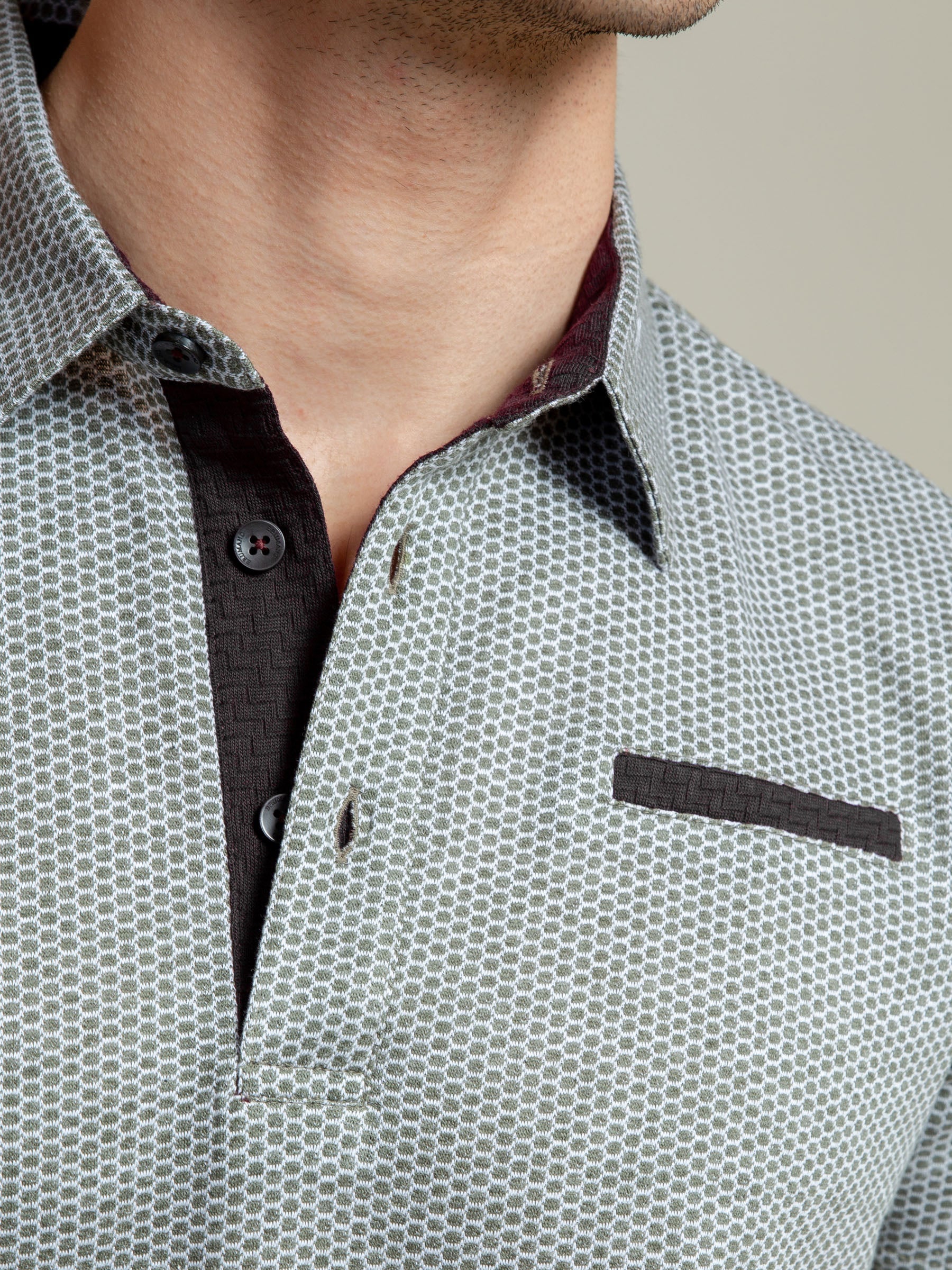 Olive Green Mercerized Polo Shirt