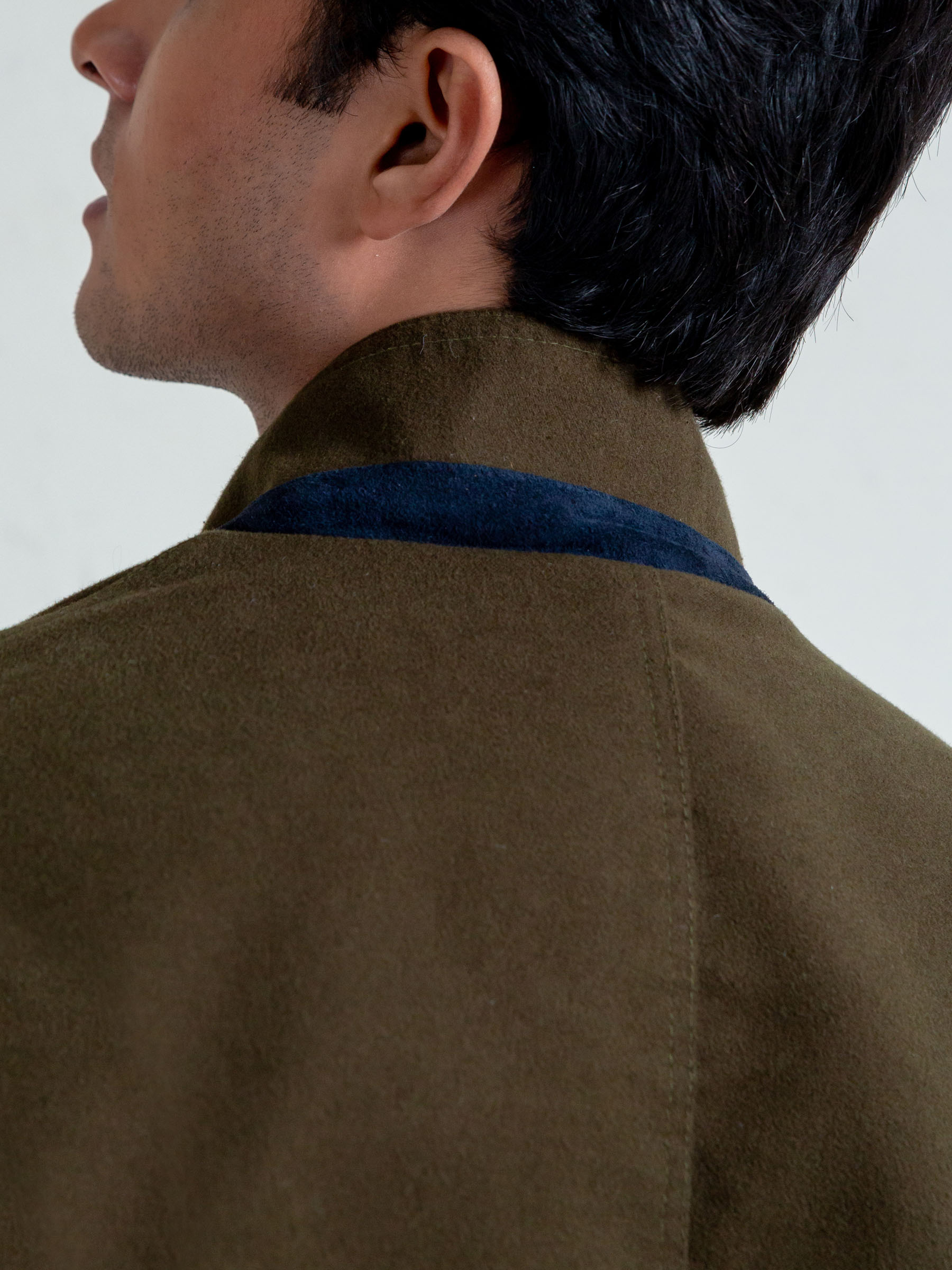 Olive Green Moleskin Jacket – Limited Edition