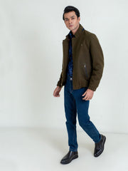 Olive Green Moleskin Jacket – Limited Edition