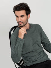 Olive Neppy Long Sleeve T-shirt