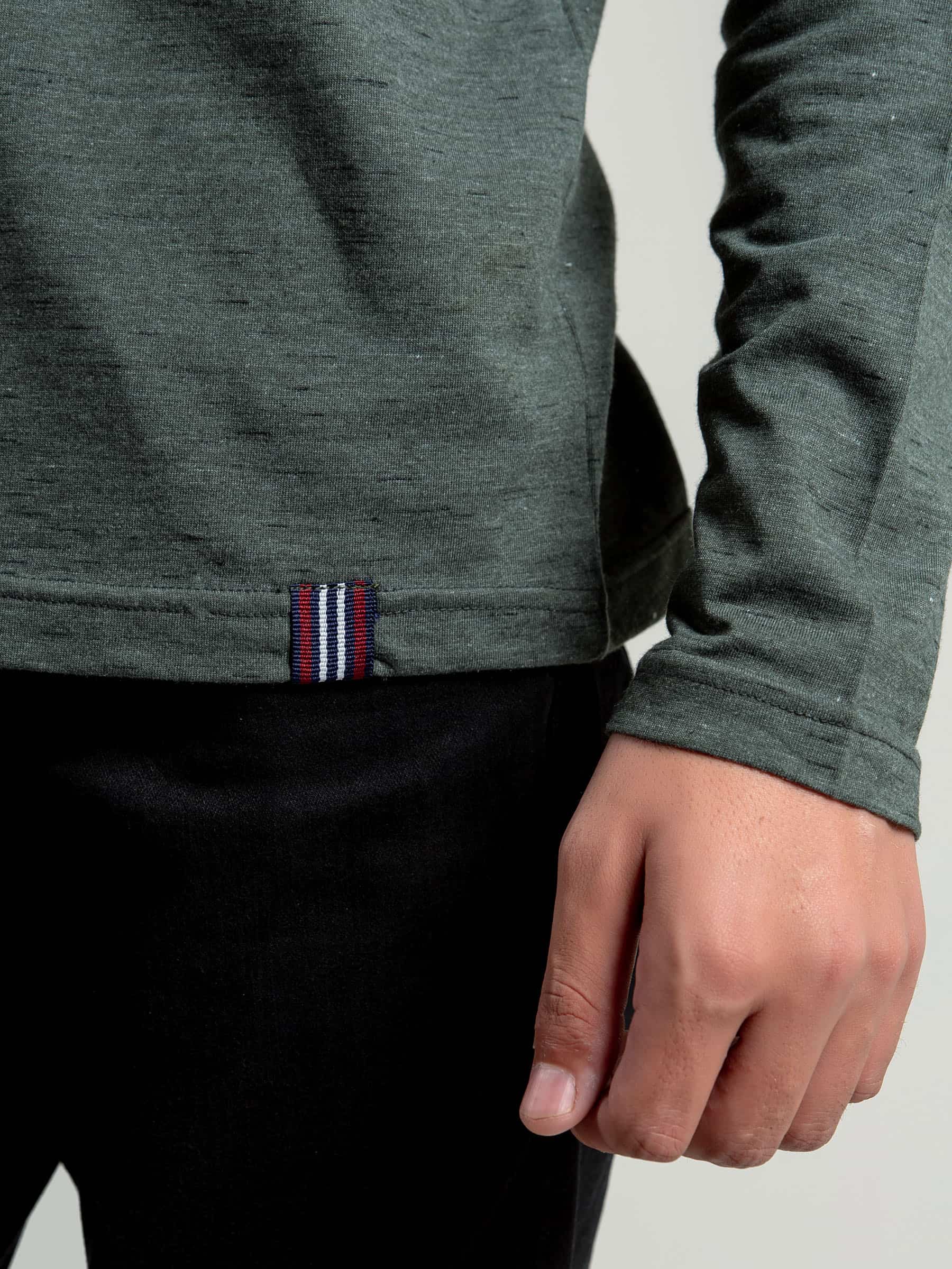 Olive Neppy Long Sleeve T-shirt