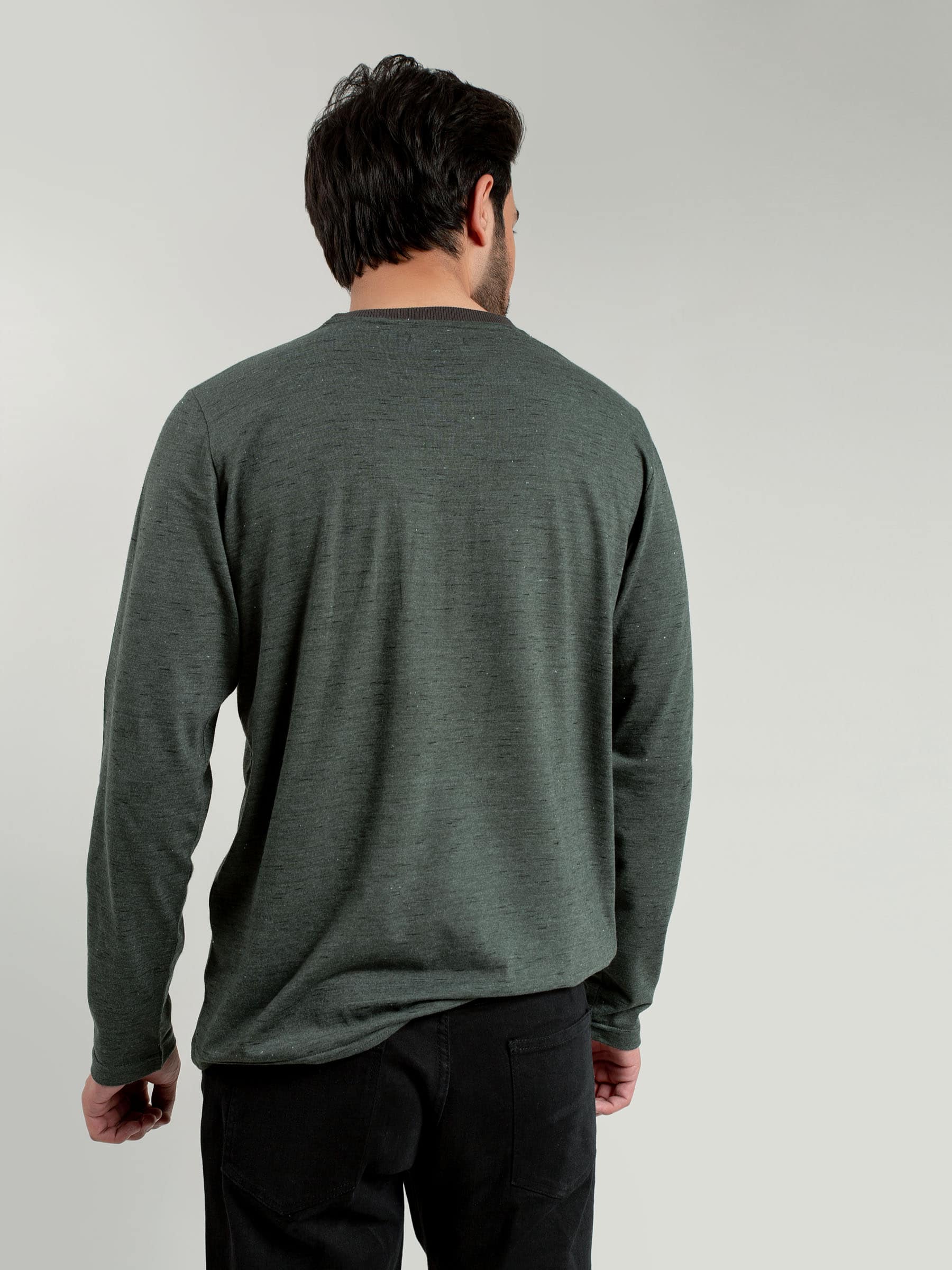 Olive Neppy Long Sleeve T-shirt