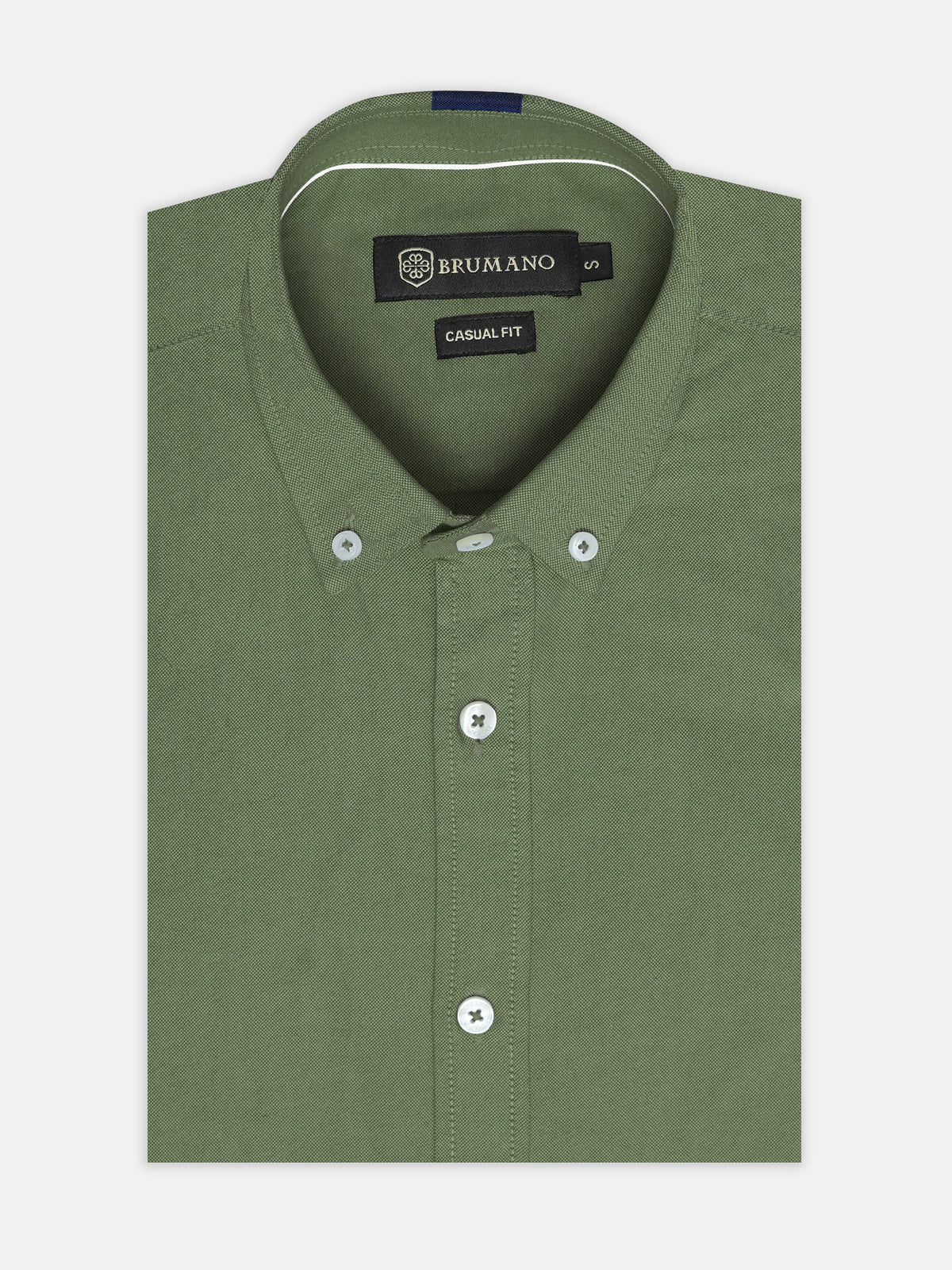 Olive Green Oxford Button Down Shirt