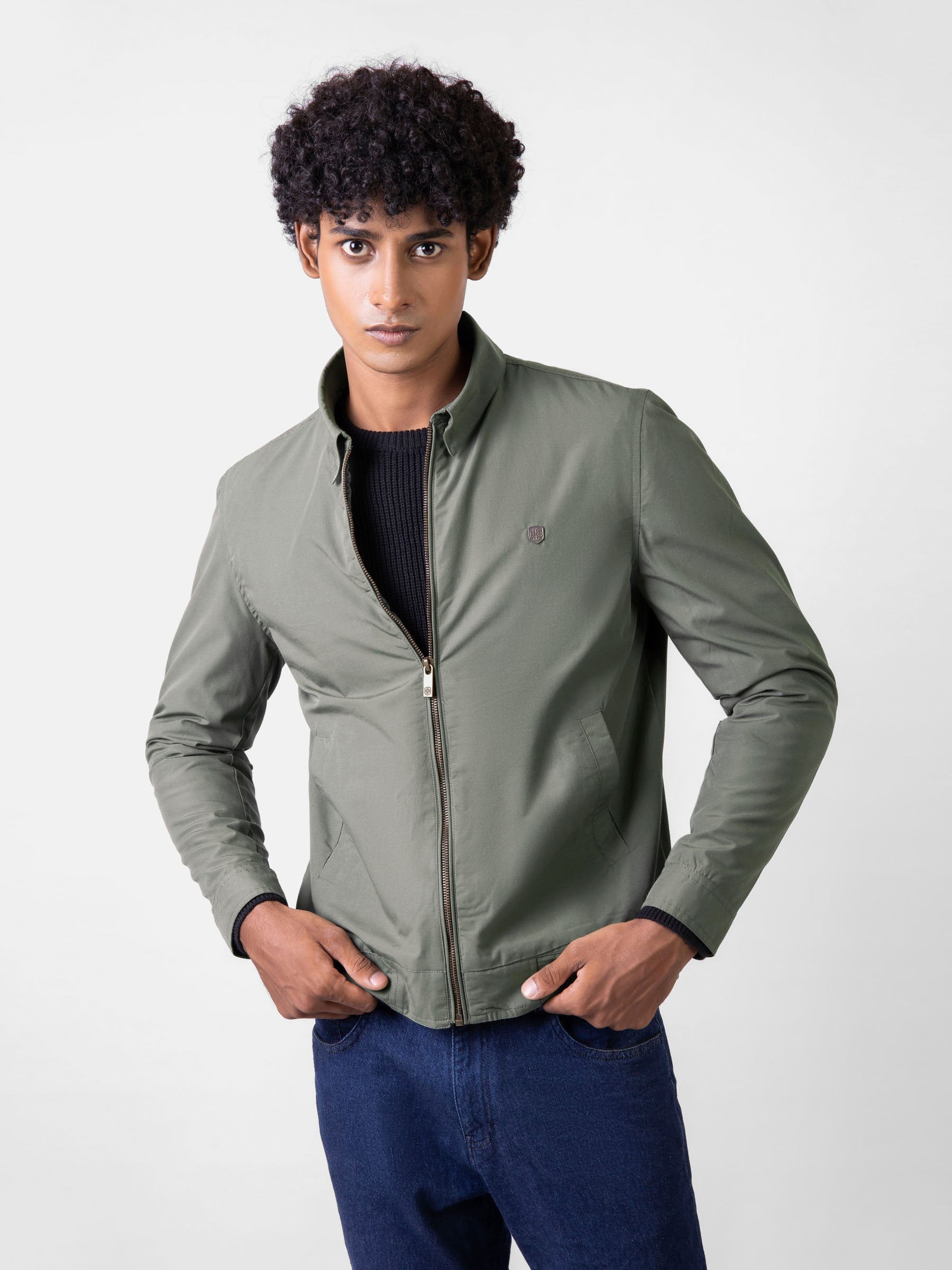 Olive Green Baracuta Jacket