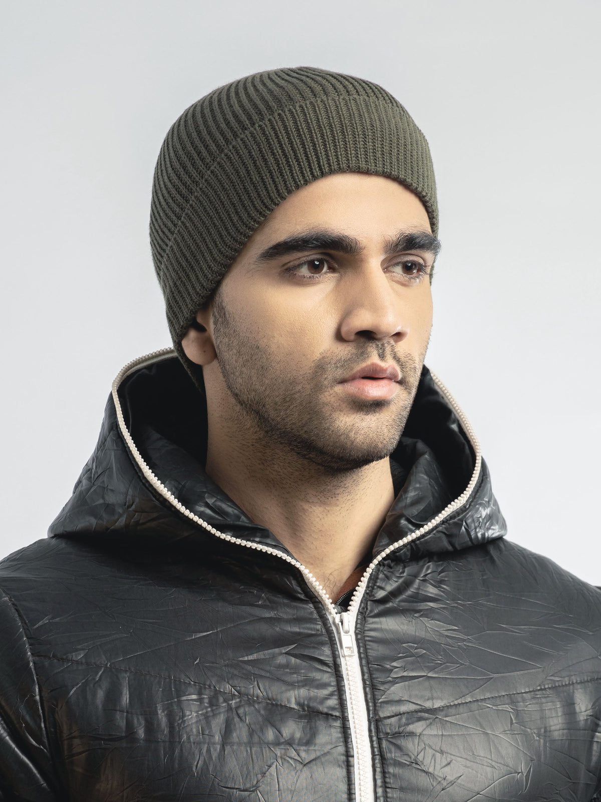 Olive Green Beanie Cap