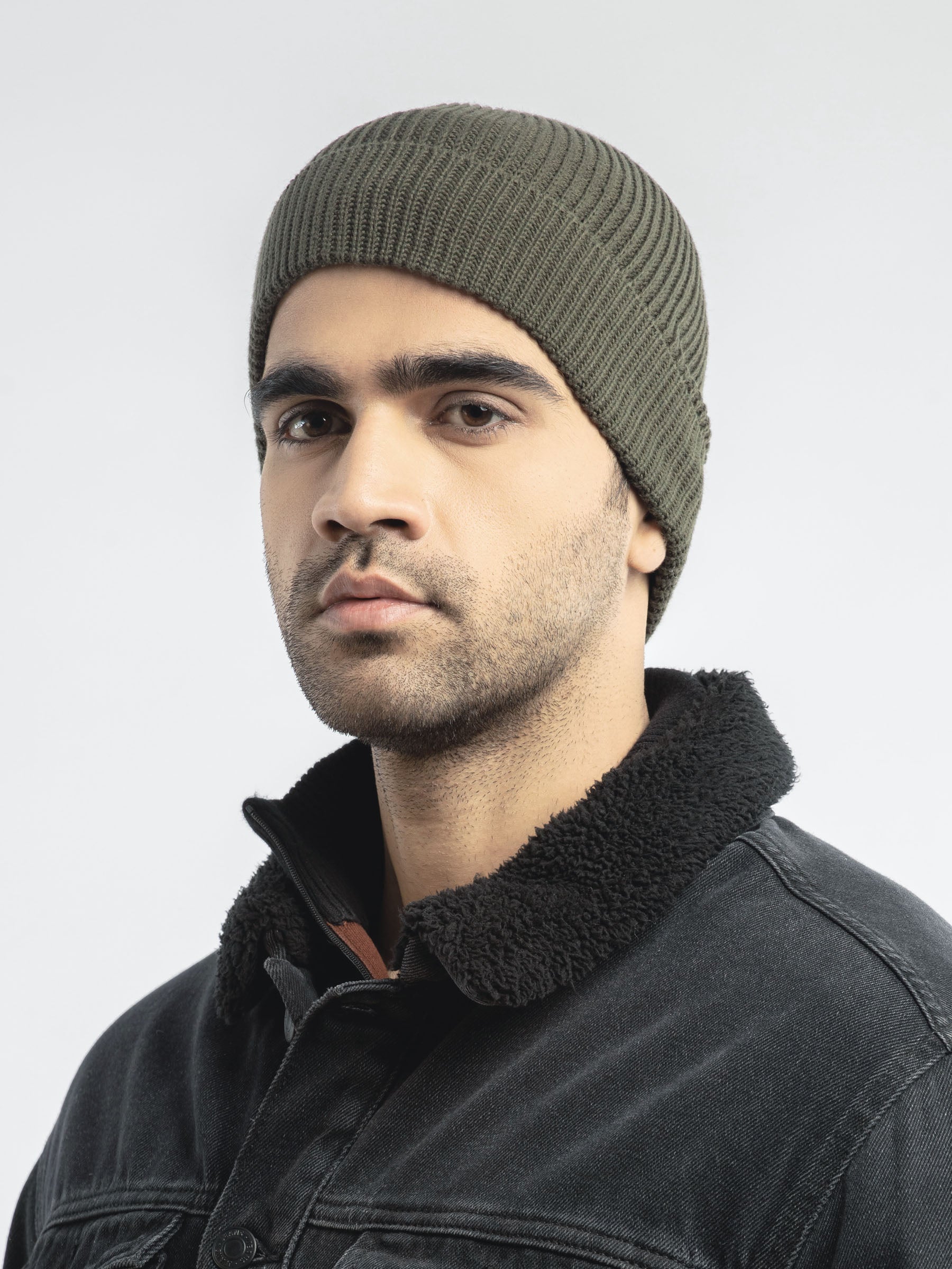 Olive Green Beanie Cap