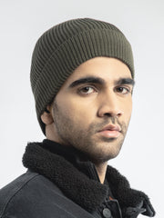 Olive Green Beanie Cap