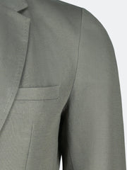 Olive Green Light Weight Linen Blazer