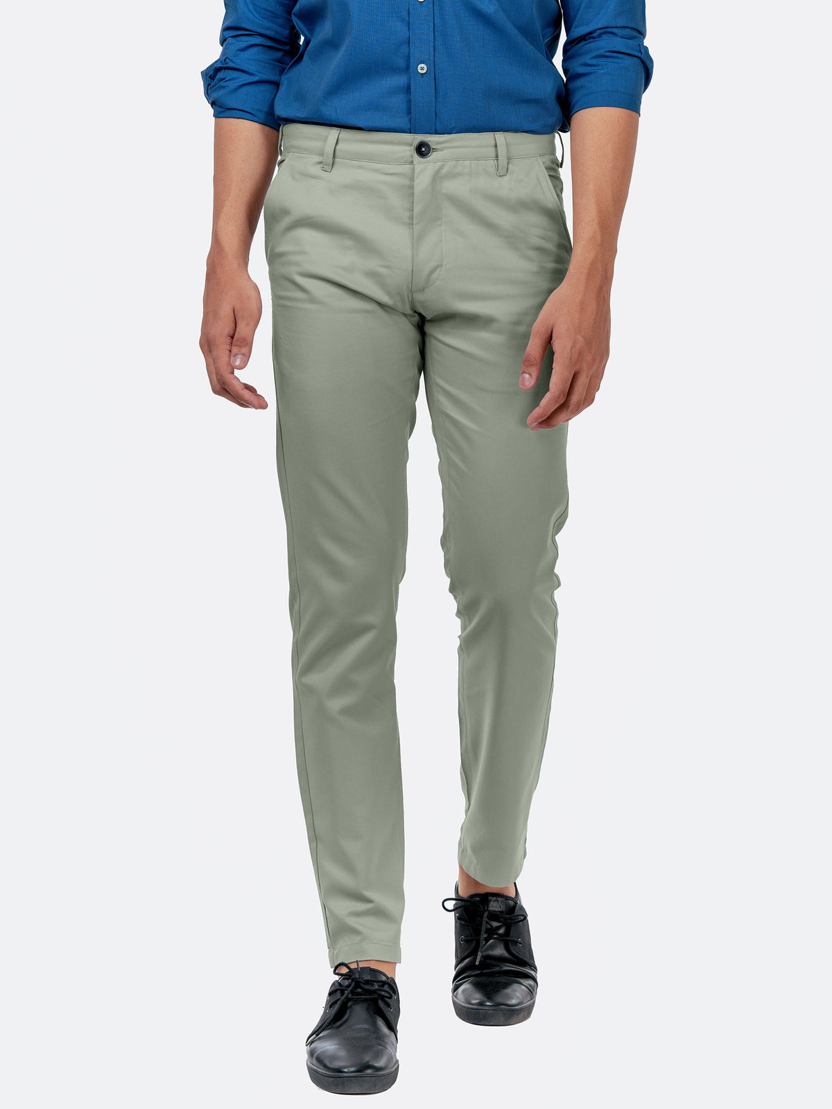 Olive Green Light Weight Relax Fit Chino