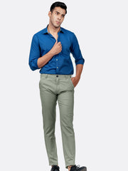 Olive Green Light Weight Relax Fit Chino