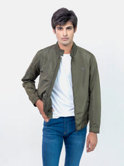 Olive Green Light Weight Harrington Jacket