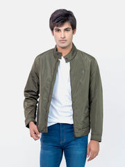 Olive Green Light Weight Harrington Jacket