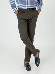 Olive Slimfit Chino With Gurkha Style Buttons