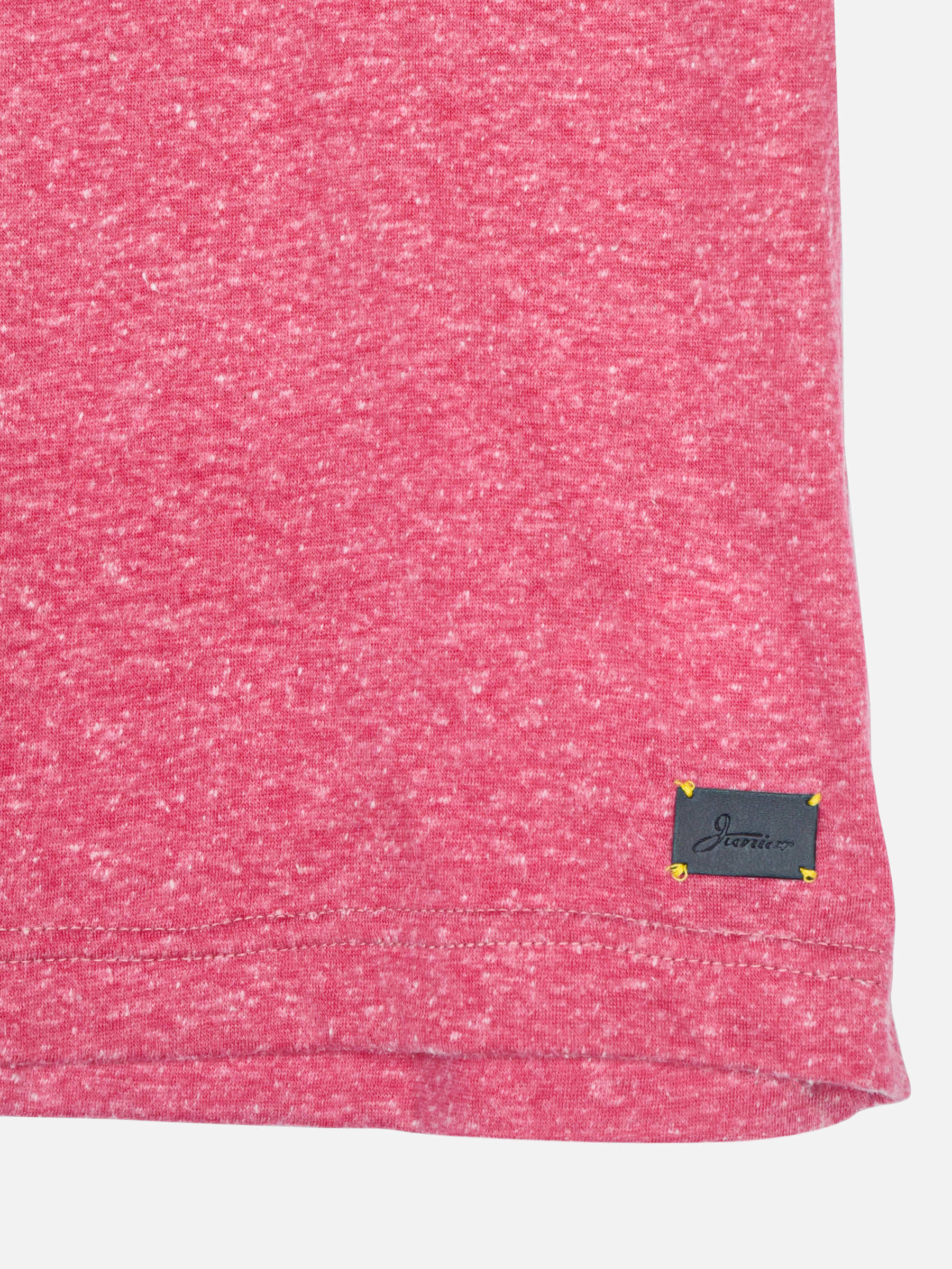 Pastel Red Crew Neck Casual T-Shirt