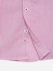 Pink Gingham Checkered Casual Shirt - Junior