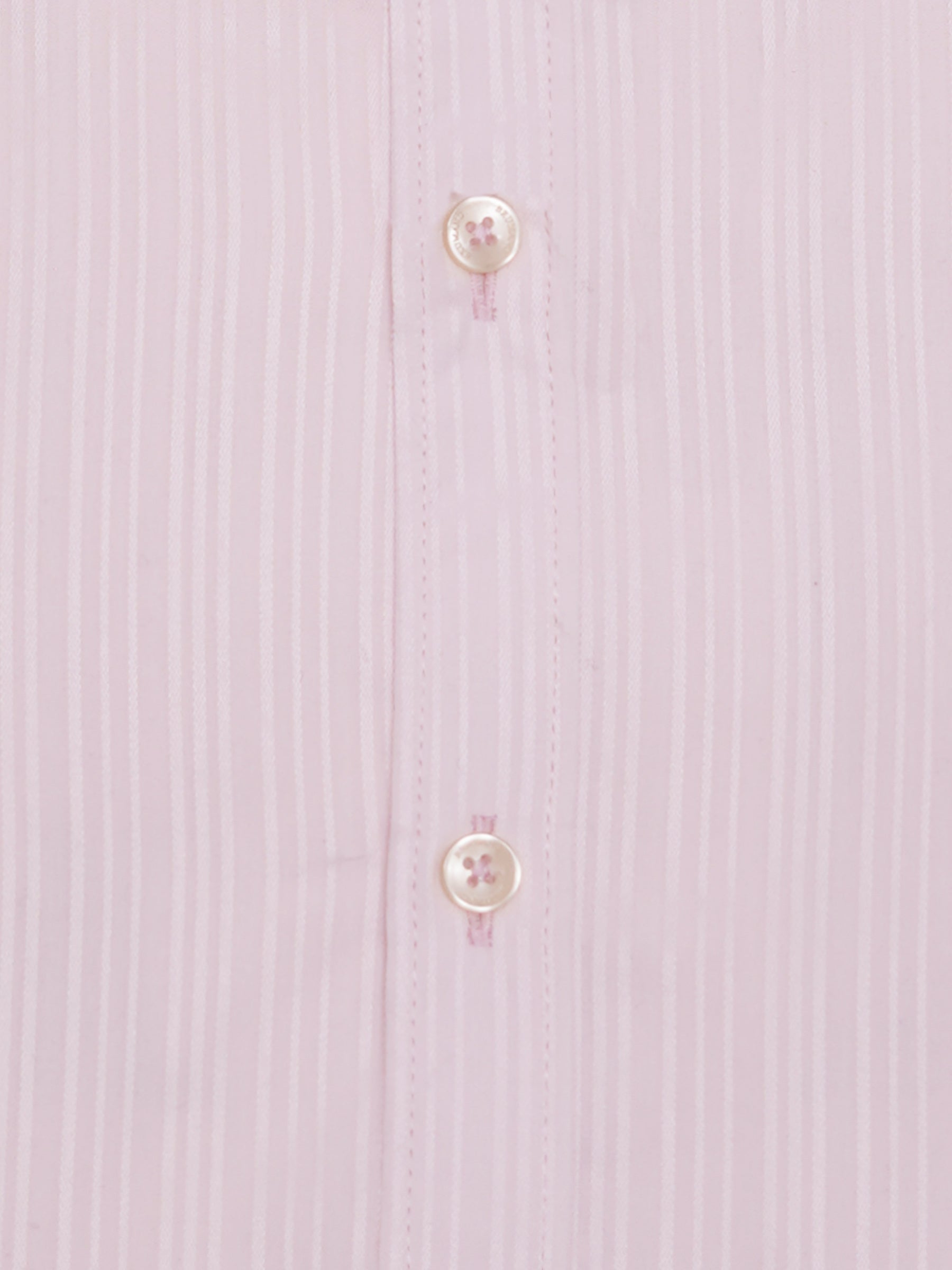 Pink Self Striped Formal Shirt