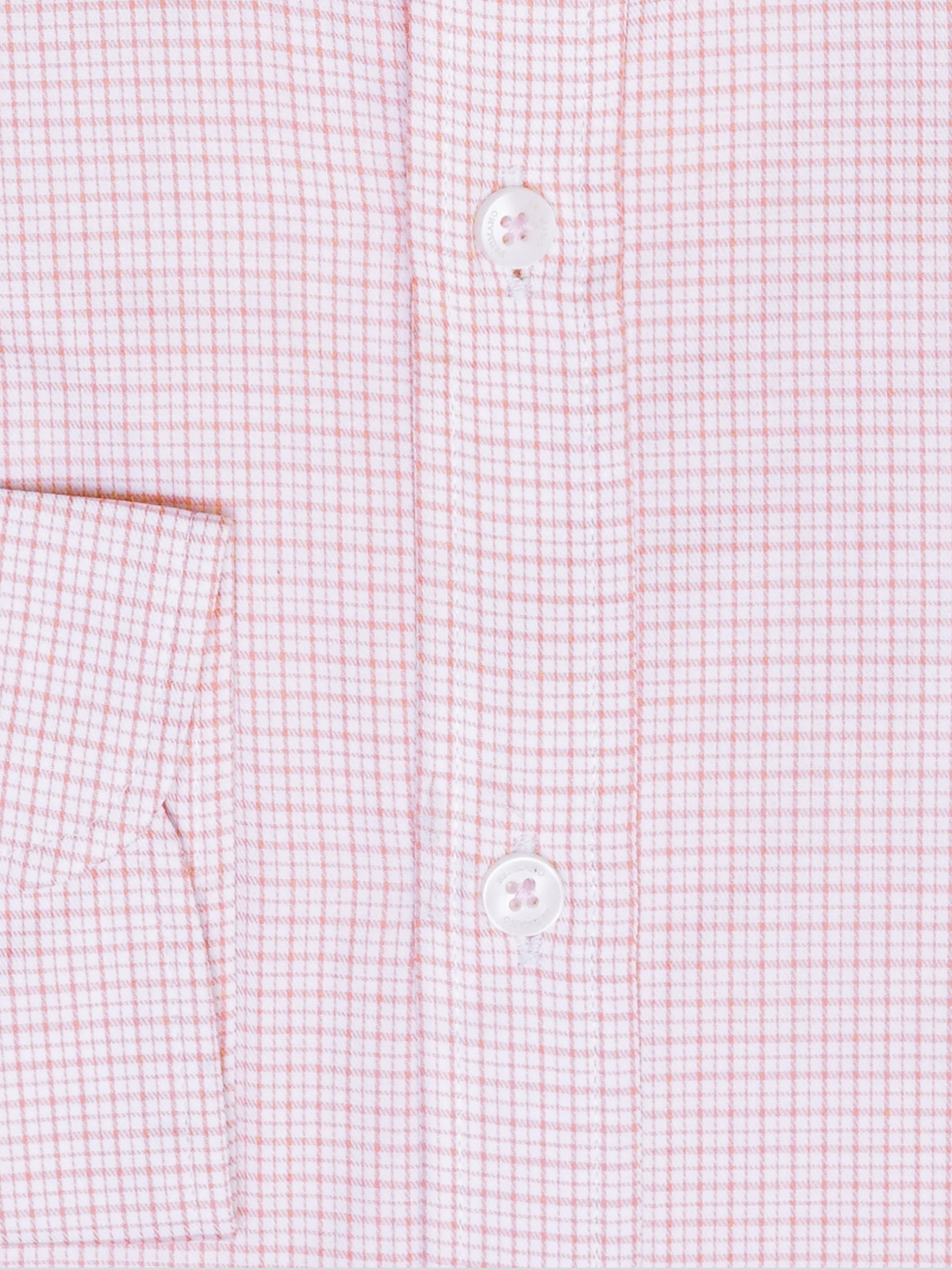 Pink Gingham Button Down Formal Shirt