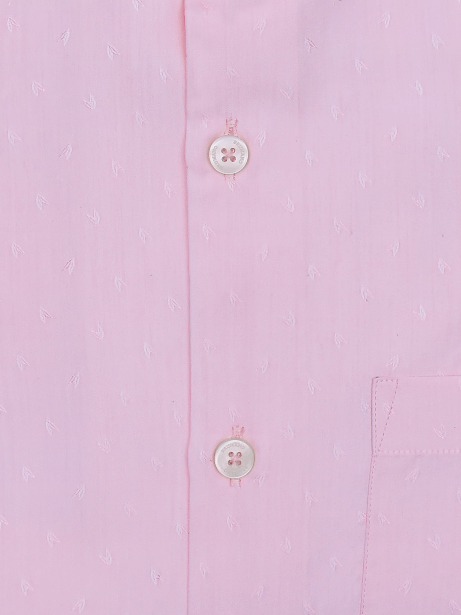 Pink Jacquard Patterned Formal Shirt