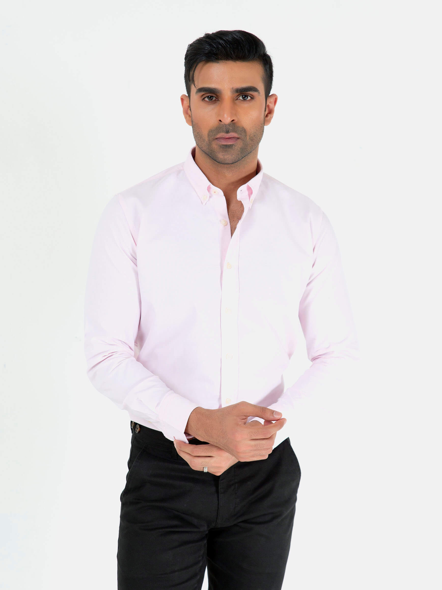 Pink Oxford Button Down Shirt