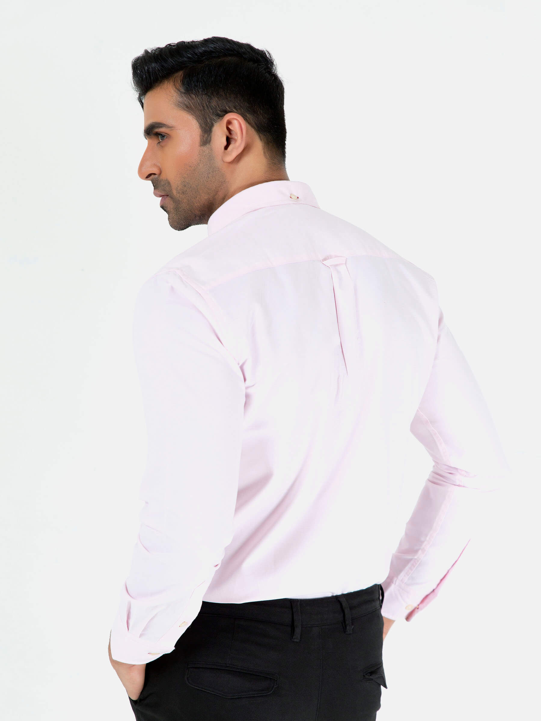 Pink Oxford Button Down Shirt