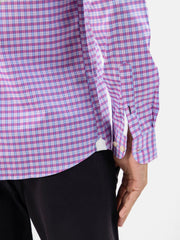 Pink & Blue Gingham Button Down Shirt