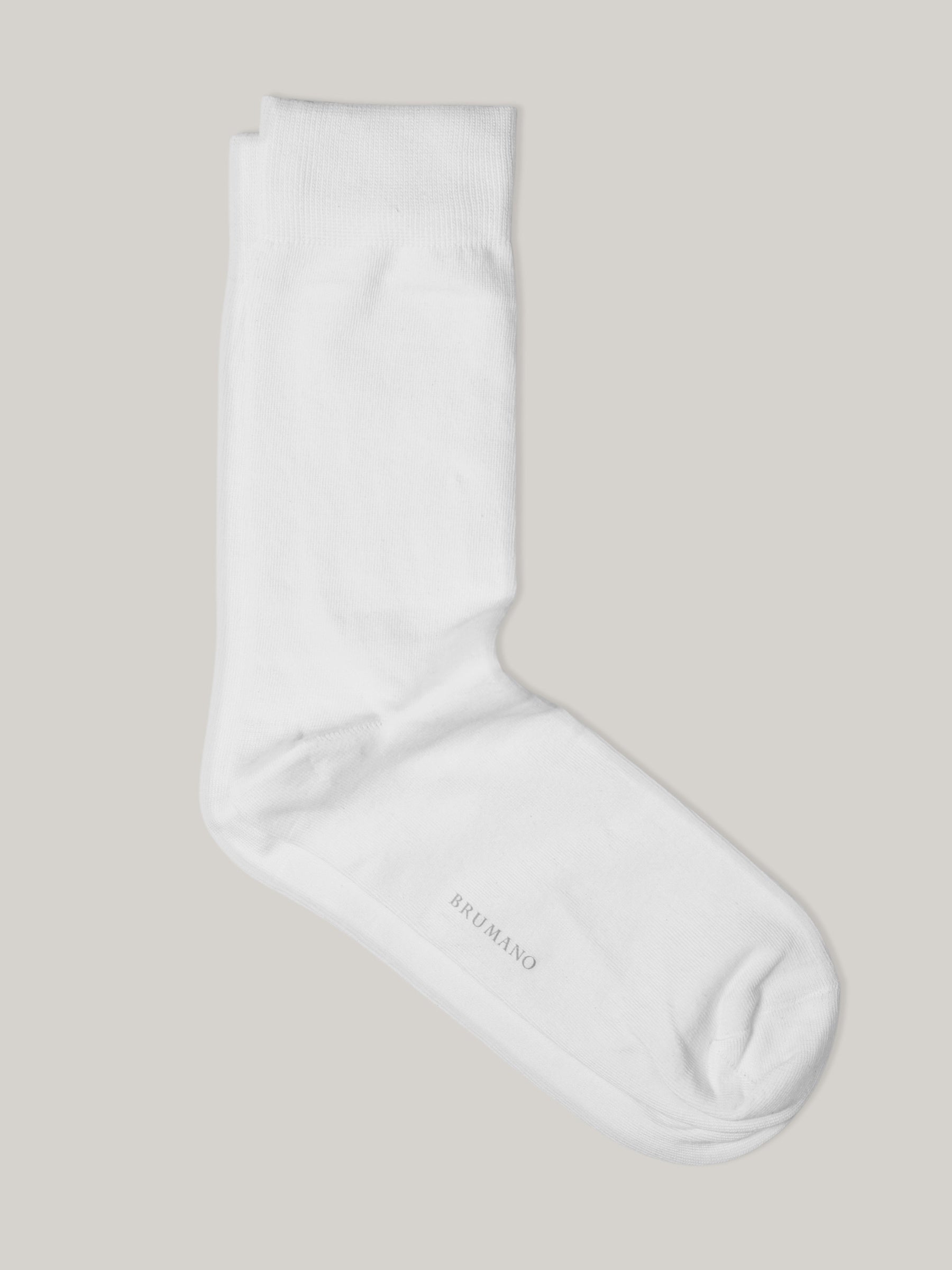 Plain White Cotton Socks