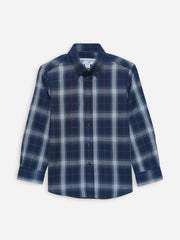 Purple & Grey Light Weight Checkered Casual Shirt