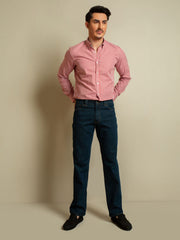 Red Gingham Poplin Shirt