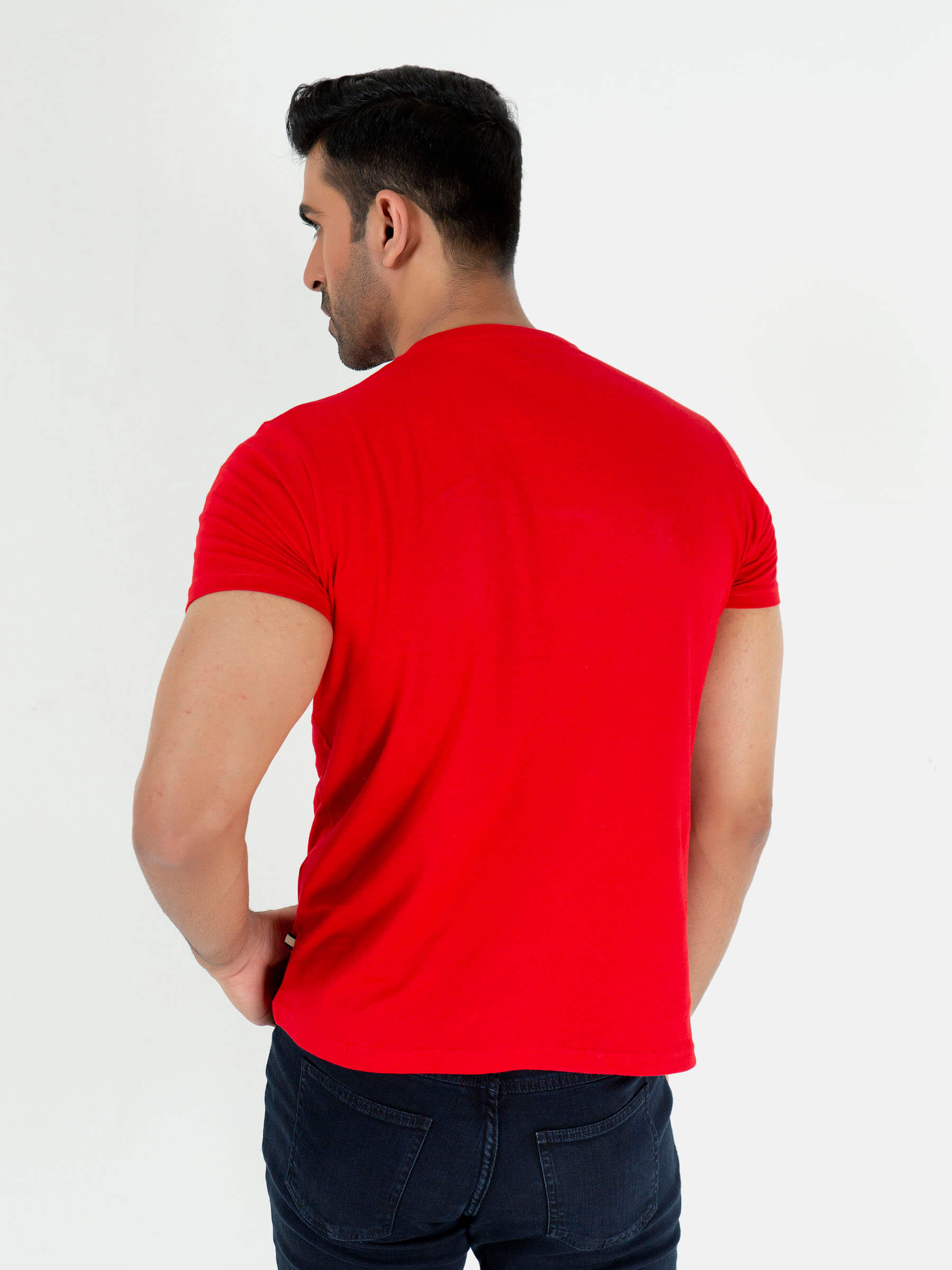 Red Graphic Printed T-Shirt