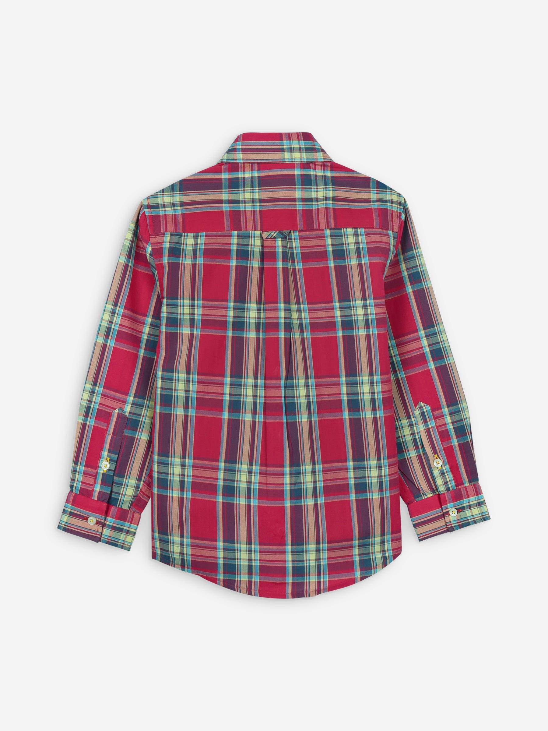 Red Large Checkered Casual Shirt