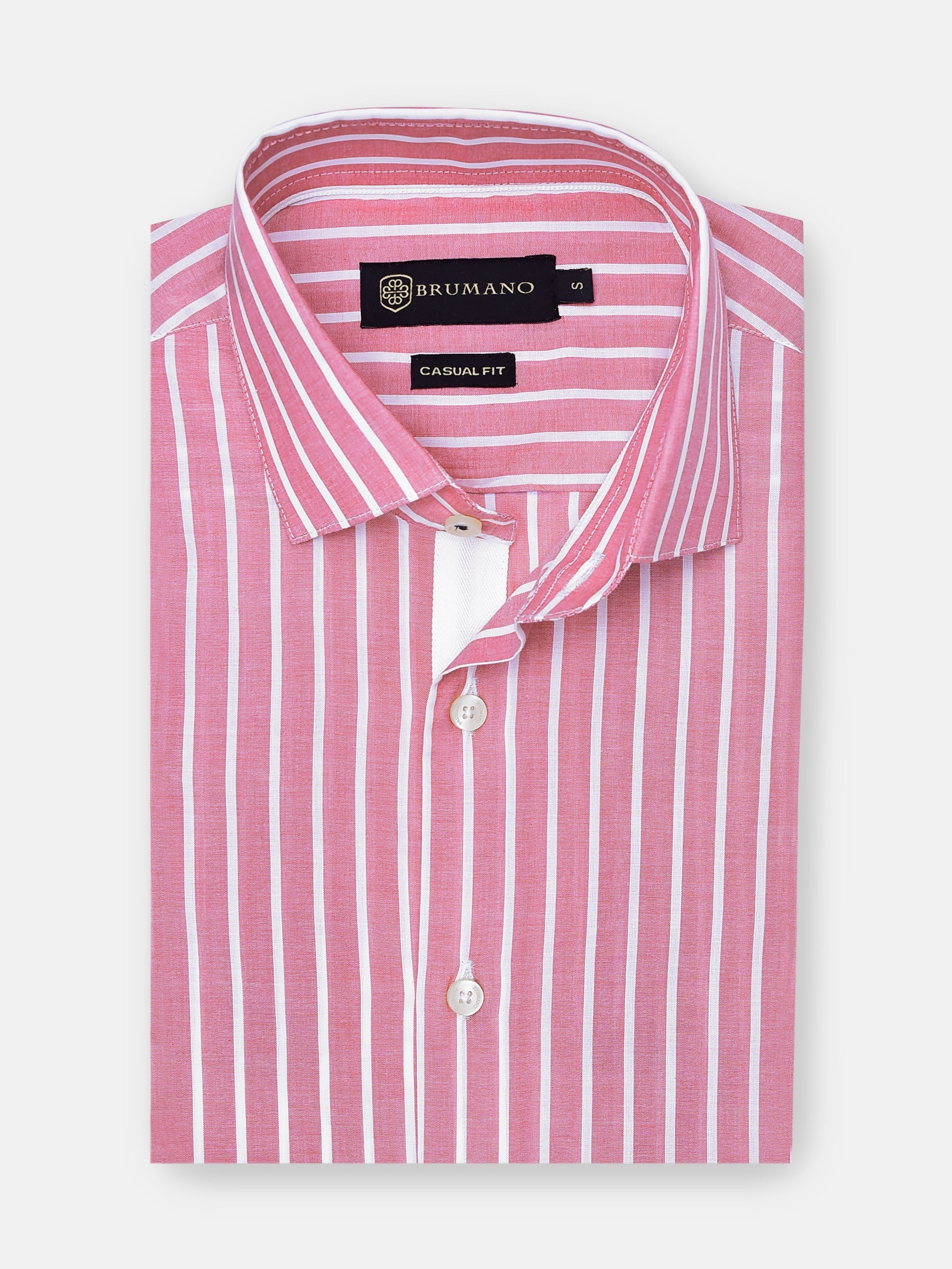 Red Light Weight Striped Shirt