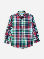 Red & Green Tartan Plaid Casual Shirt