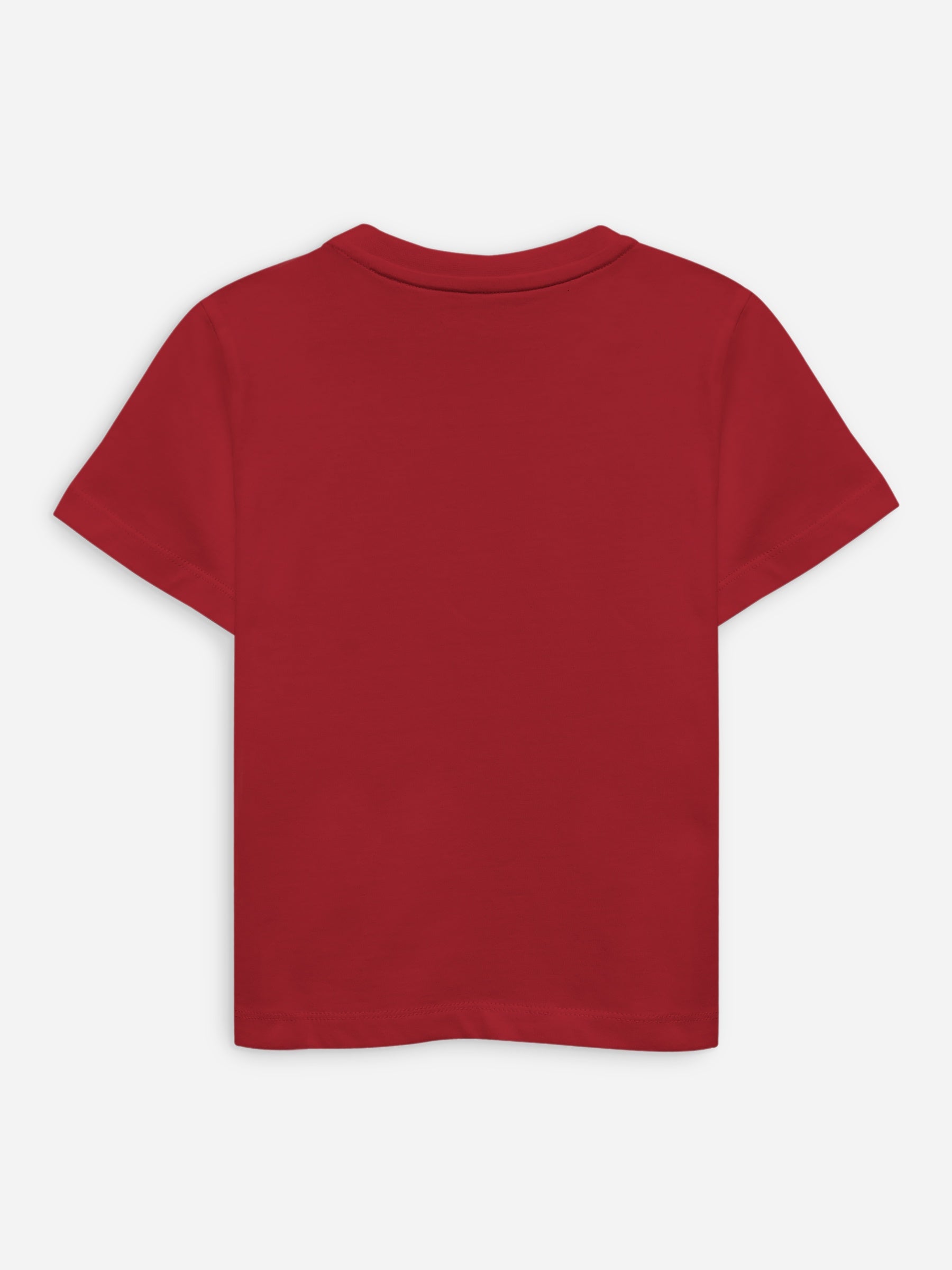 Red 'Sports Cars' Printed Casual T-Shirt