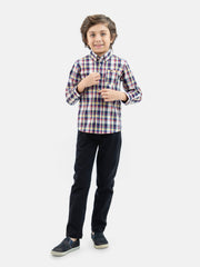 Red & Yellow Tartan Plaid Checkered Casual Shirt