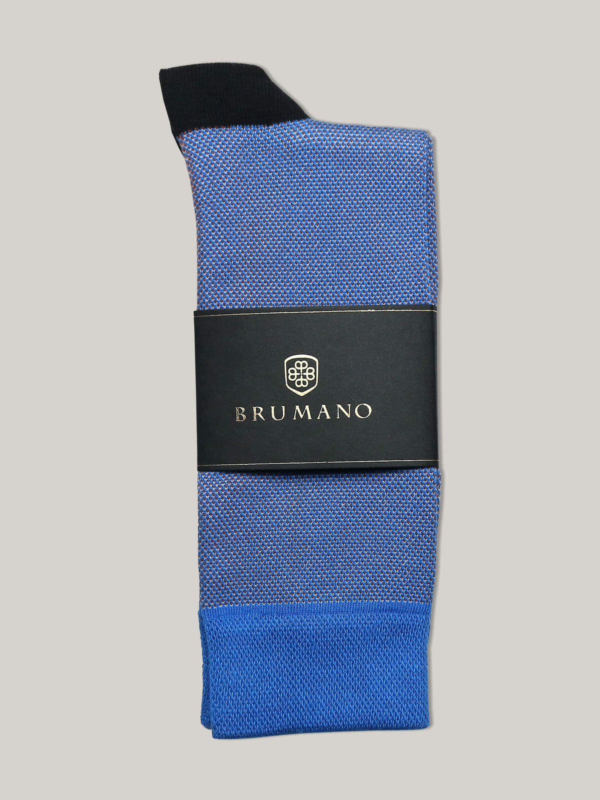 Royal Blue Dobby Cotton Socks