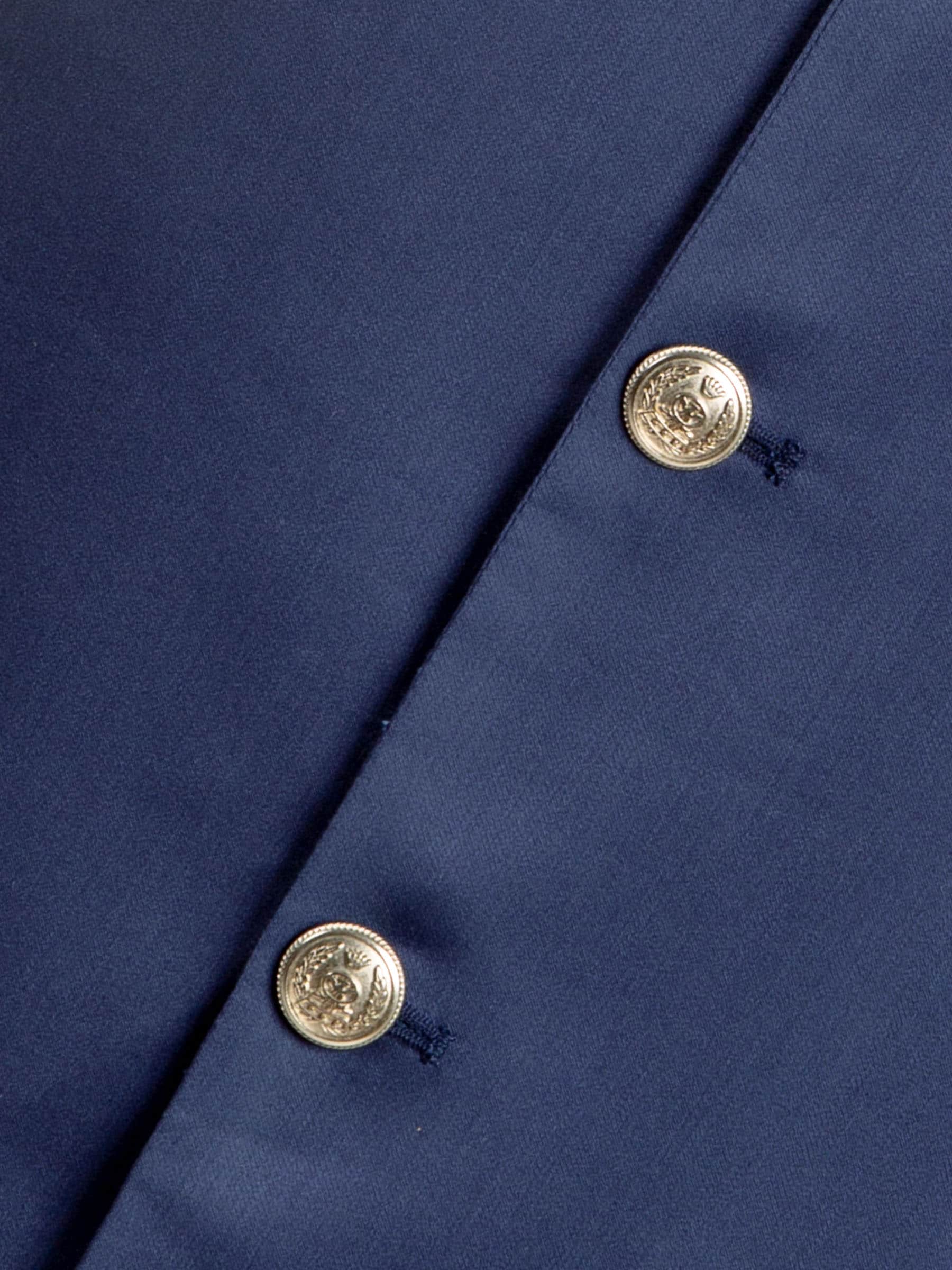 Royal Blue Satin Waistcoat
