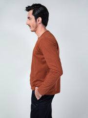 Rusty Orange Long Sleeve T-Shirt