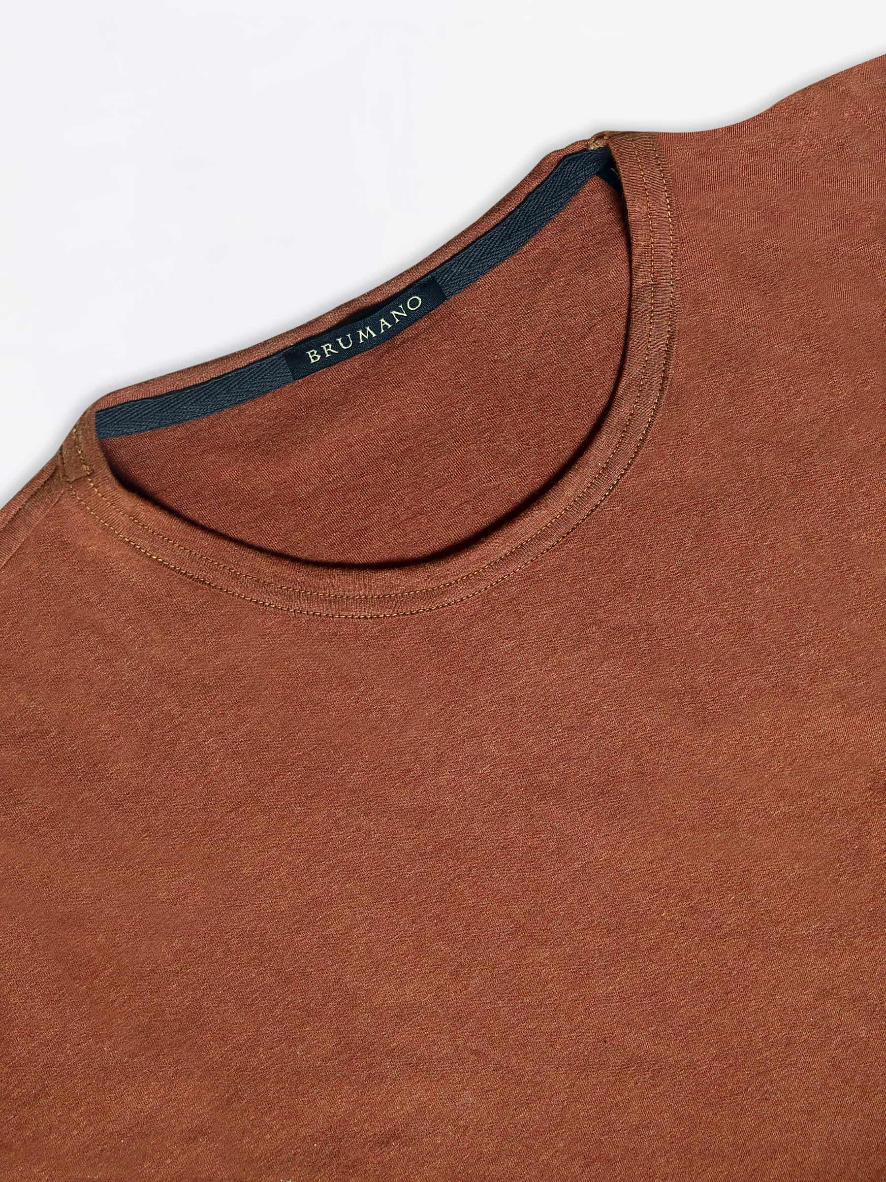 Rusty Orange Long Sleeve T-Shirt