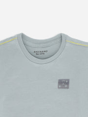 Sage Green Basic Crew Neck Casual T-Shirt
