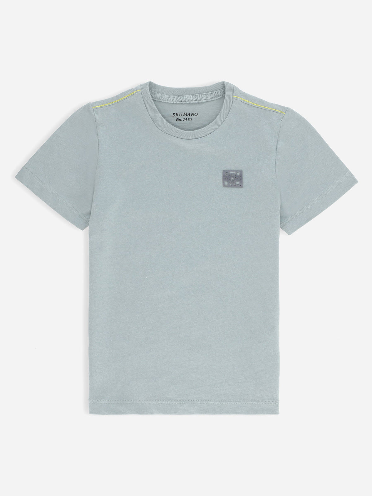 Sage Green Basic Crew Neck Casual T-Shirt