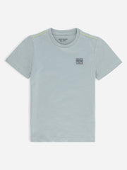 Sage Green Basic Crew Neck Casual T-Shirt