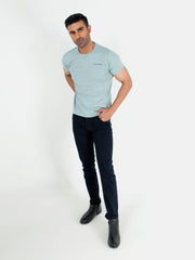 Sage Green Basic Crew Neck T-Shirt