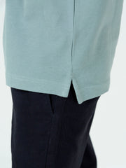 Sage Green Basic Pique Polo Shirt