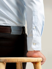 Sky Blue Fine Twill Formal Shirt