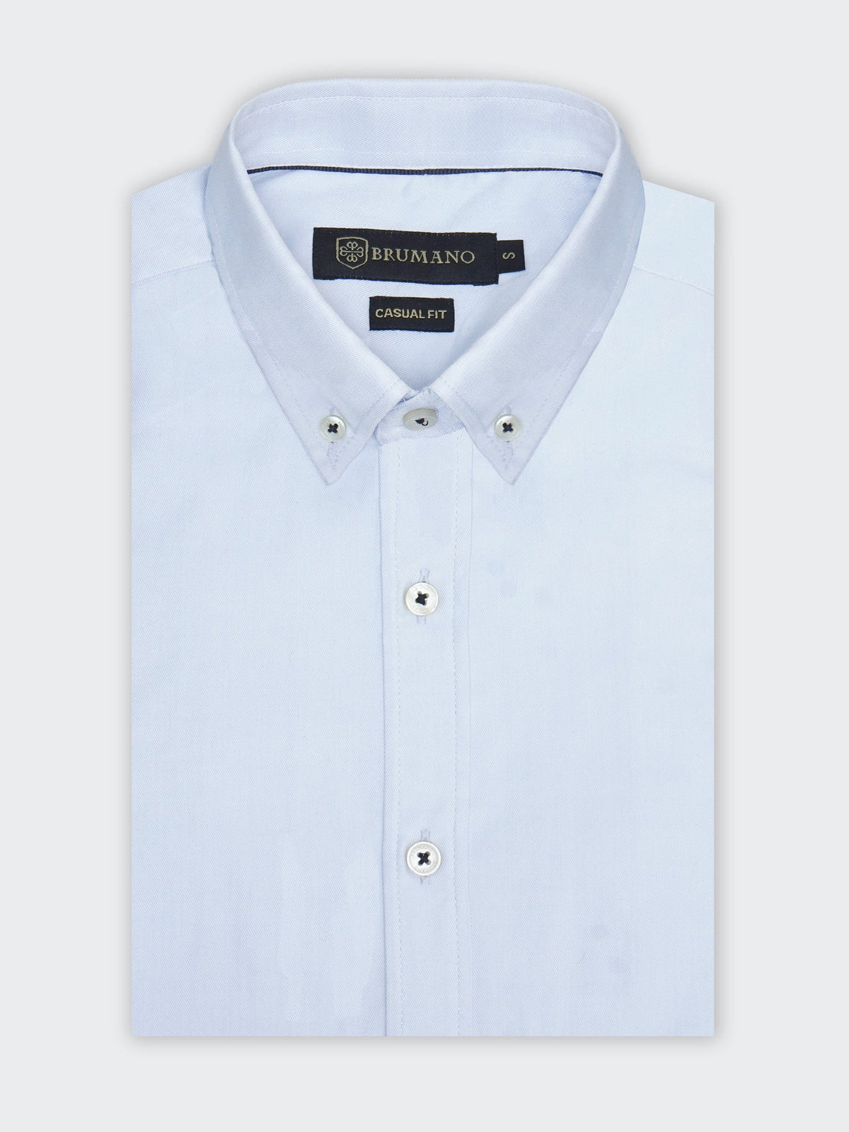 Sky Blue Fine Twill Button Down Shirt