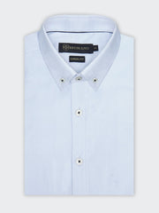Sky Blue Fine Twill Button Down Shirt