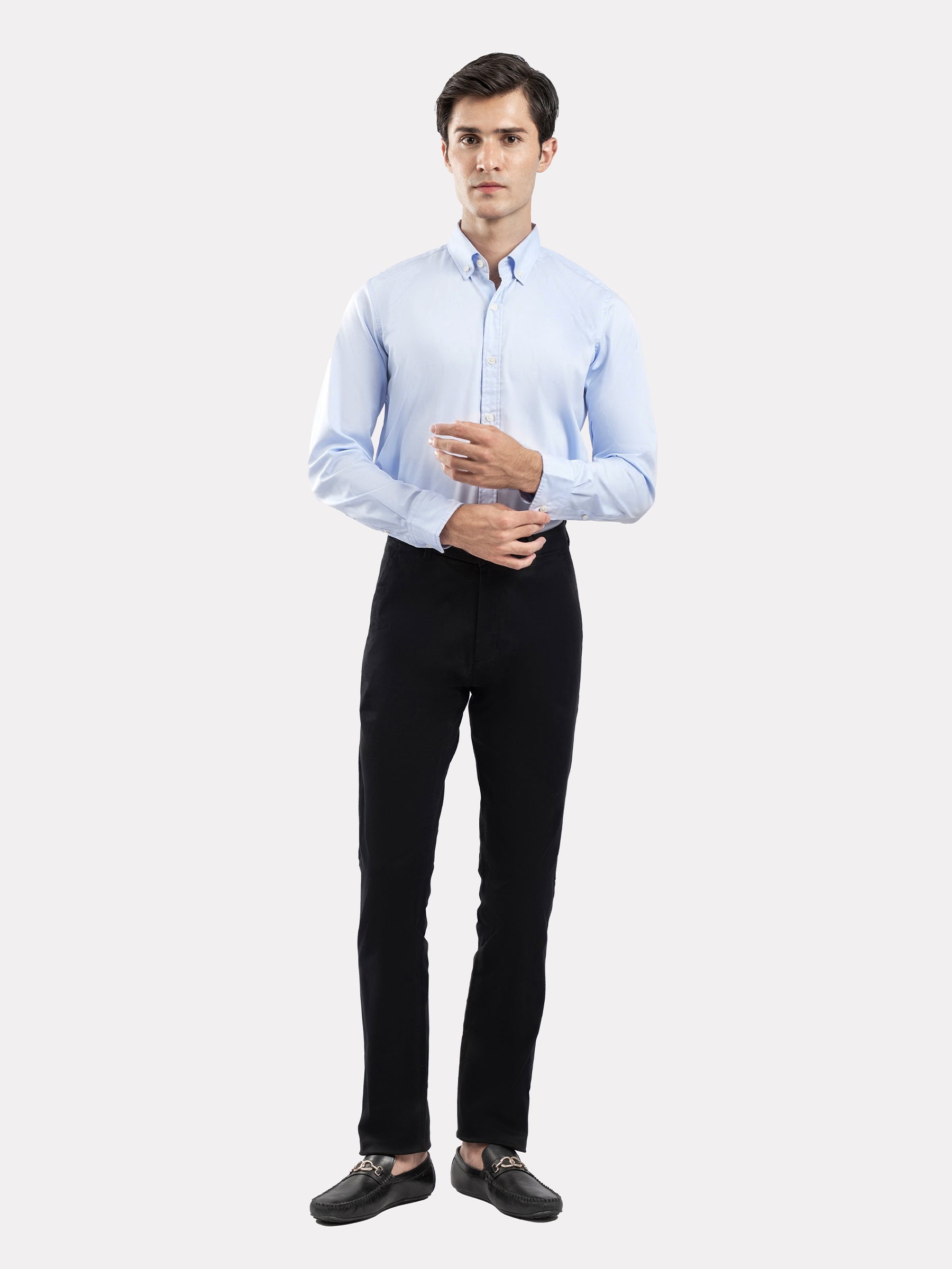 Sky Blue Button Down Formal Shirt